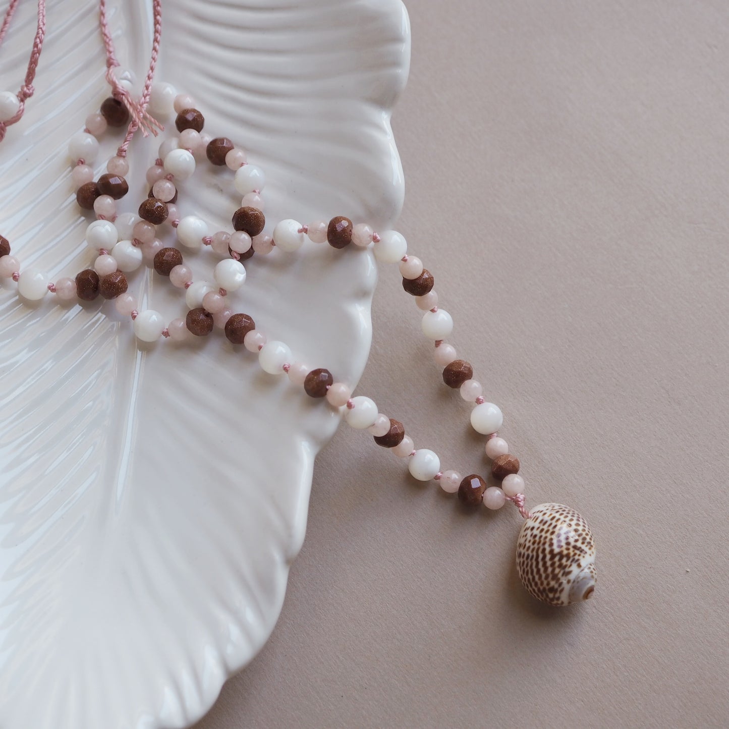 Collana Shellina Sole Rosa