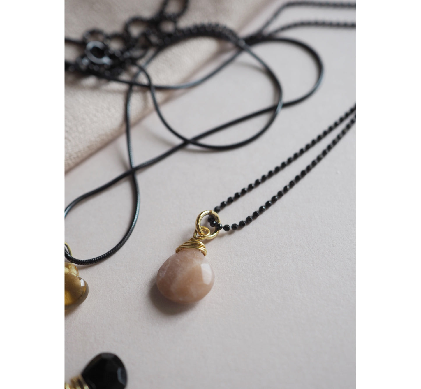 Collana Micropallini Black
