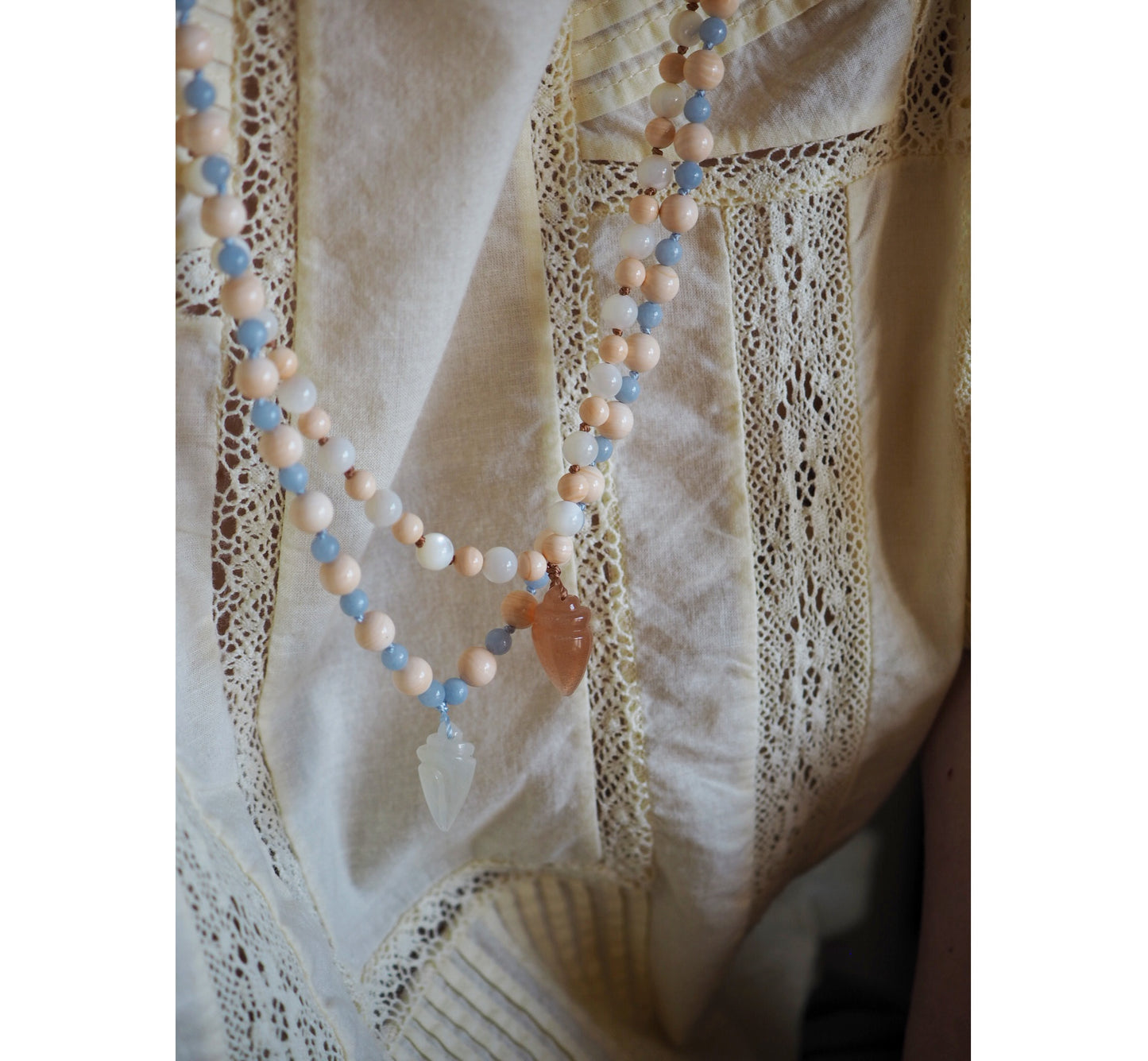 Collana Shellina Luna rosa