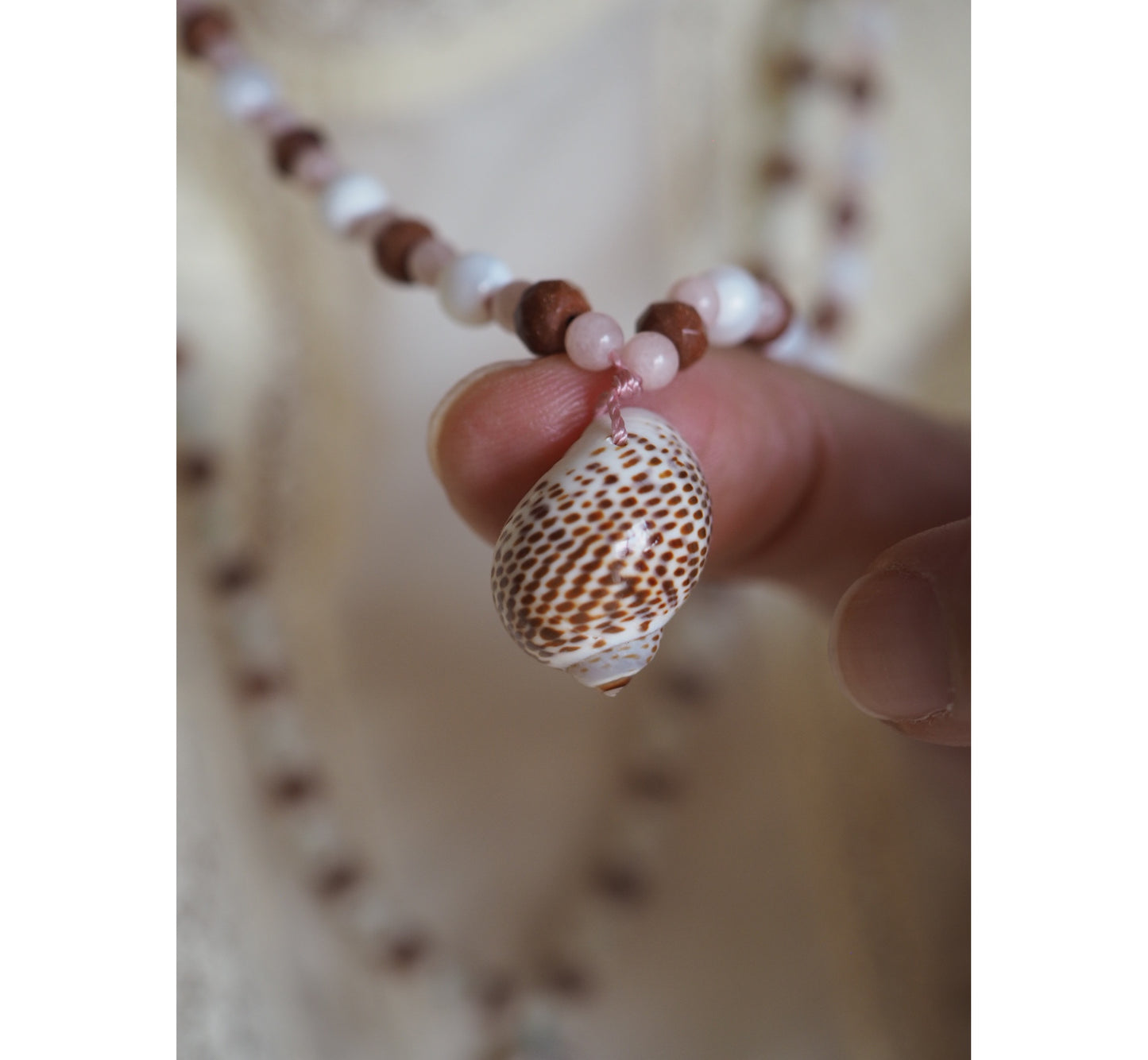 Collana Shellina Sole Rosa