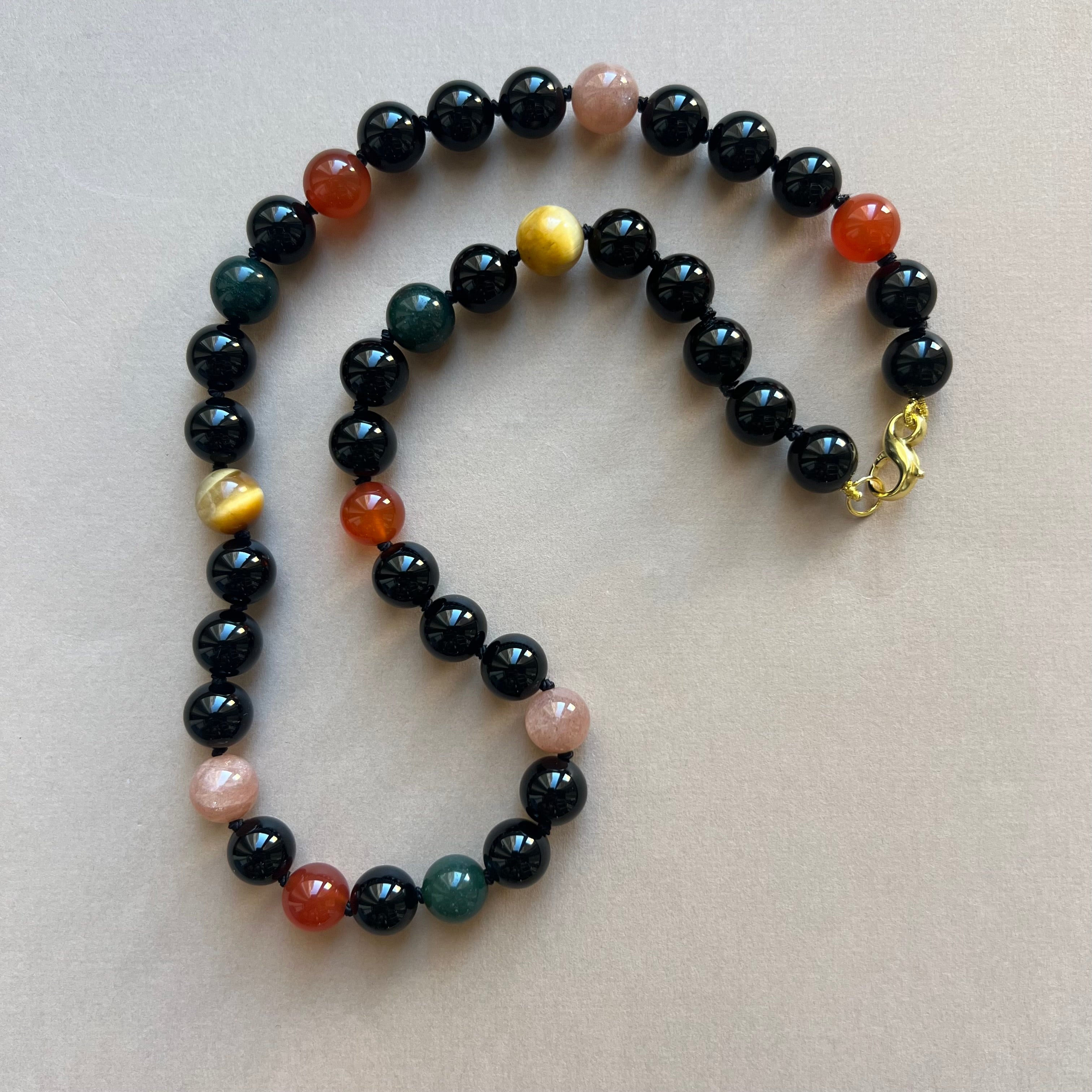 Collana Nodini Onice