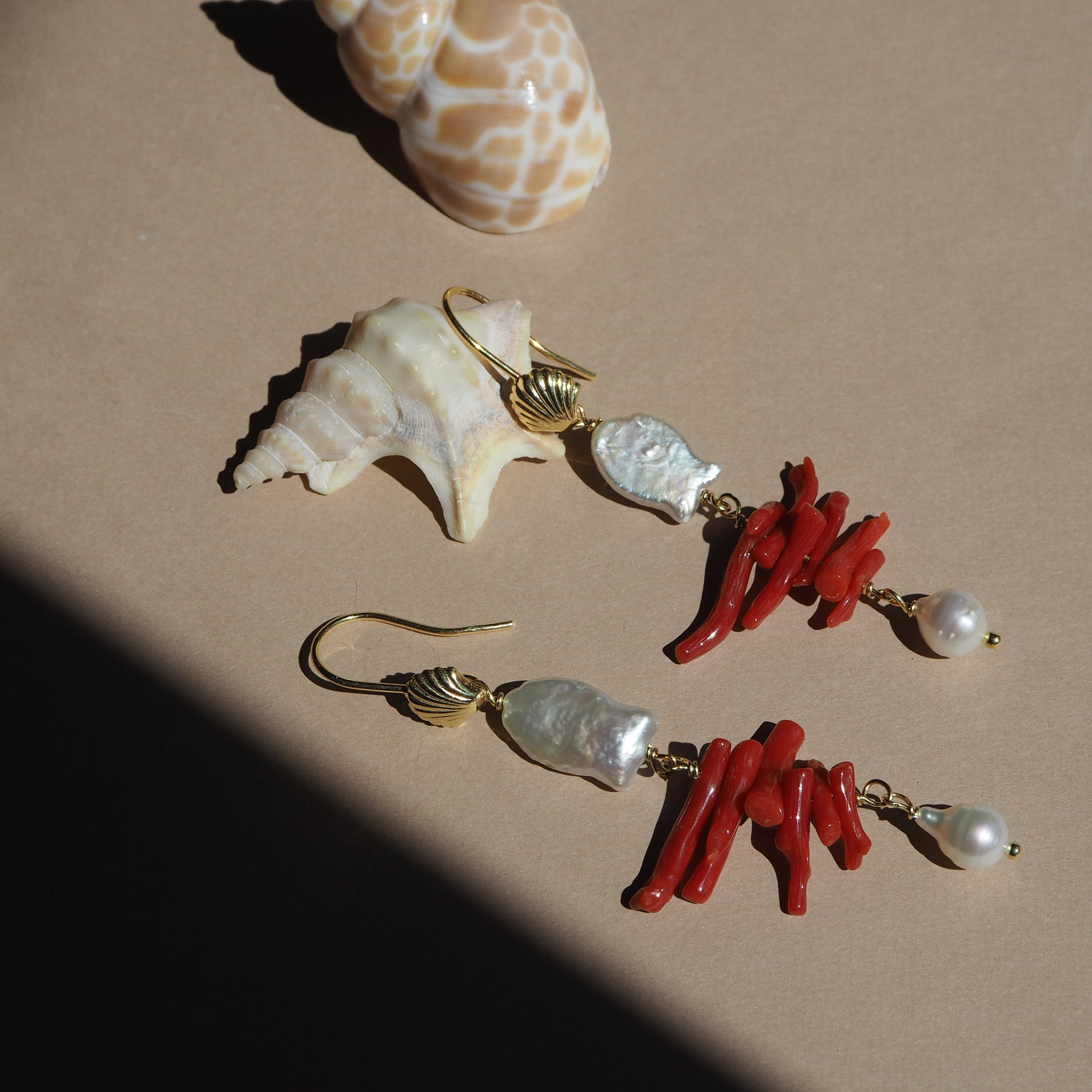 Orecchini Salina rosso