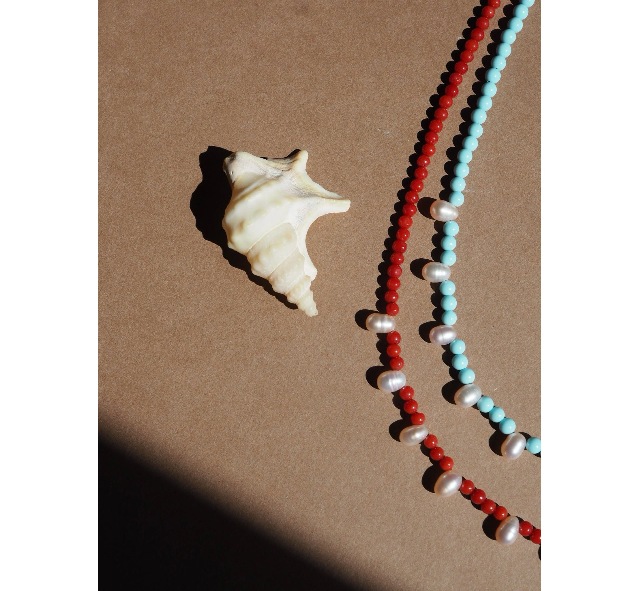 Collana Ischia corallo