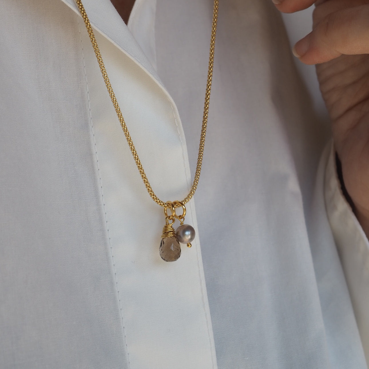 Charm Perla Grigia
