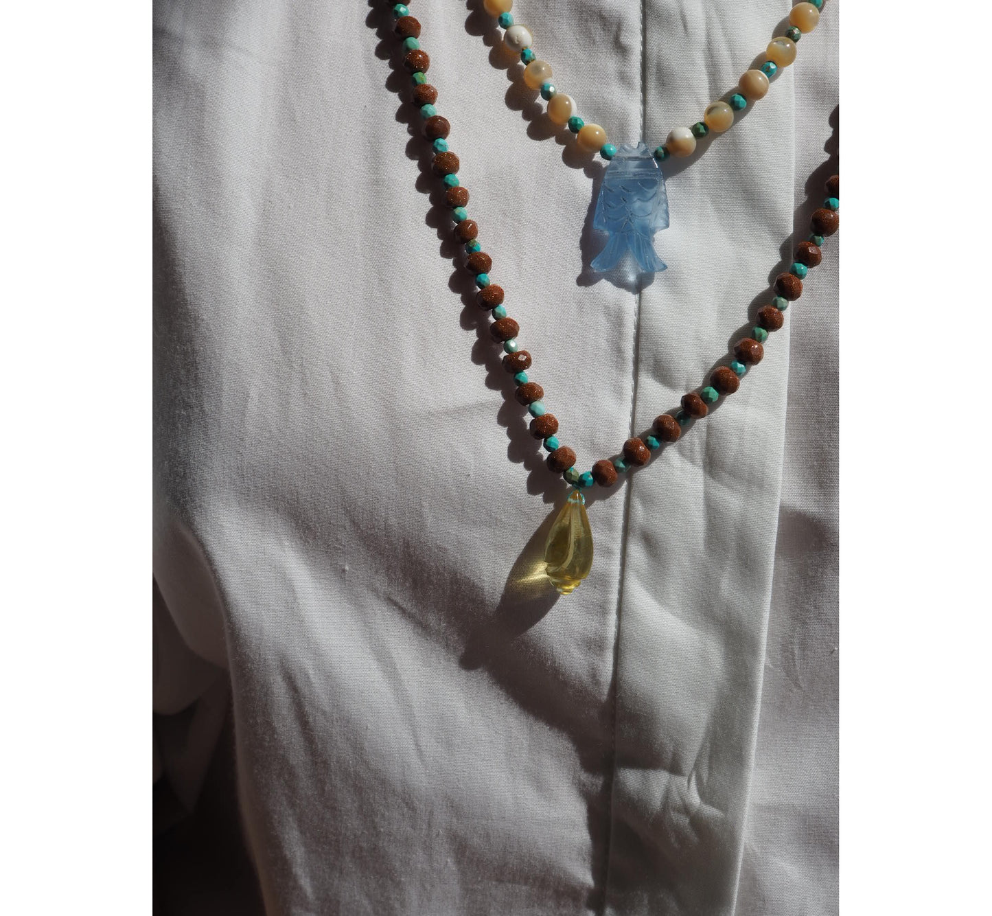 Collana Shellina lime