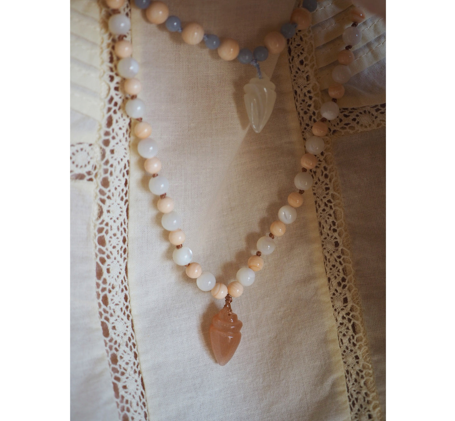 Collana Shellina Luna rosa