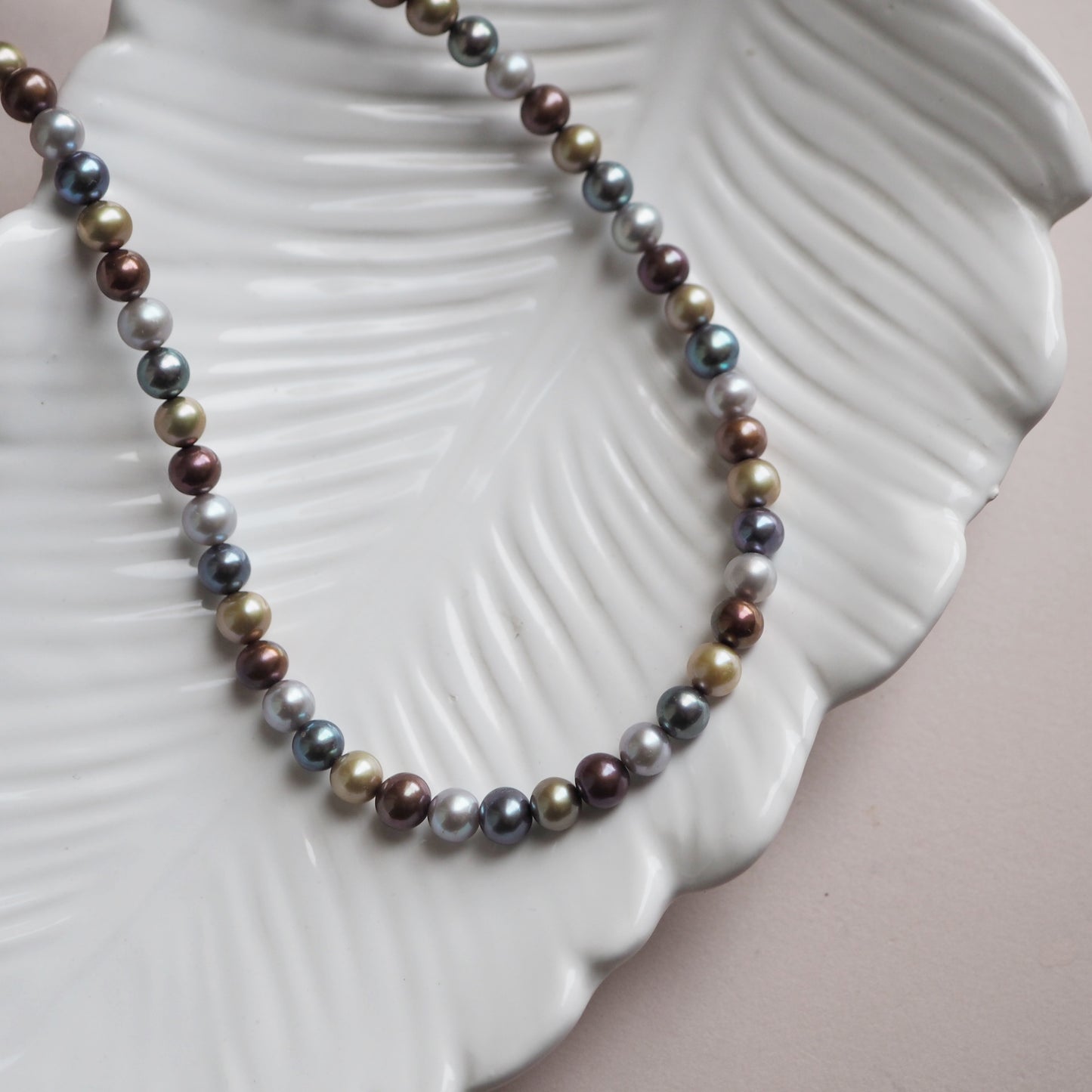 Collana Perle multicolor