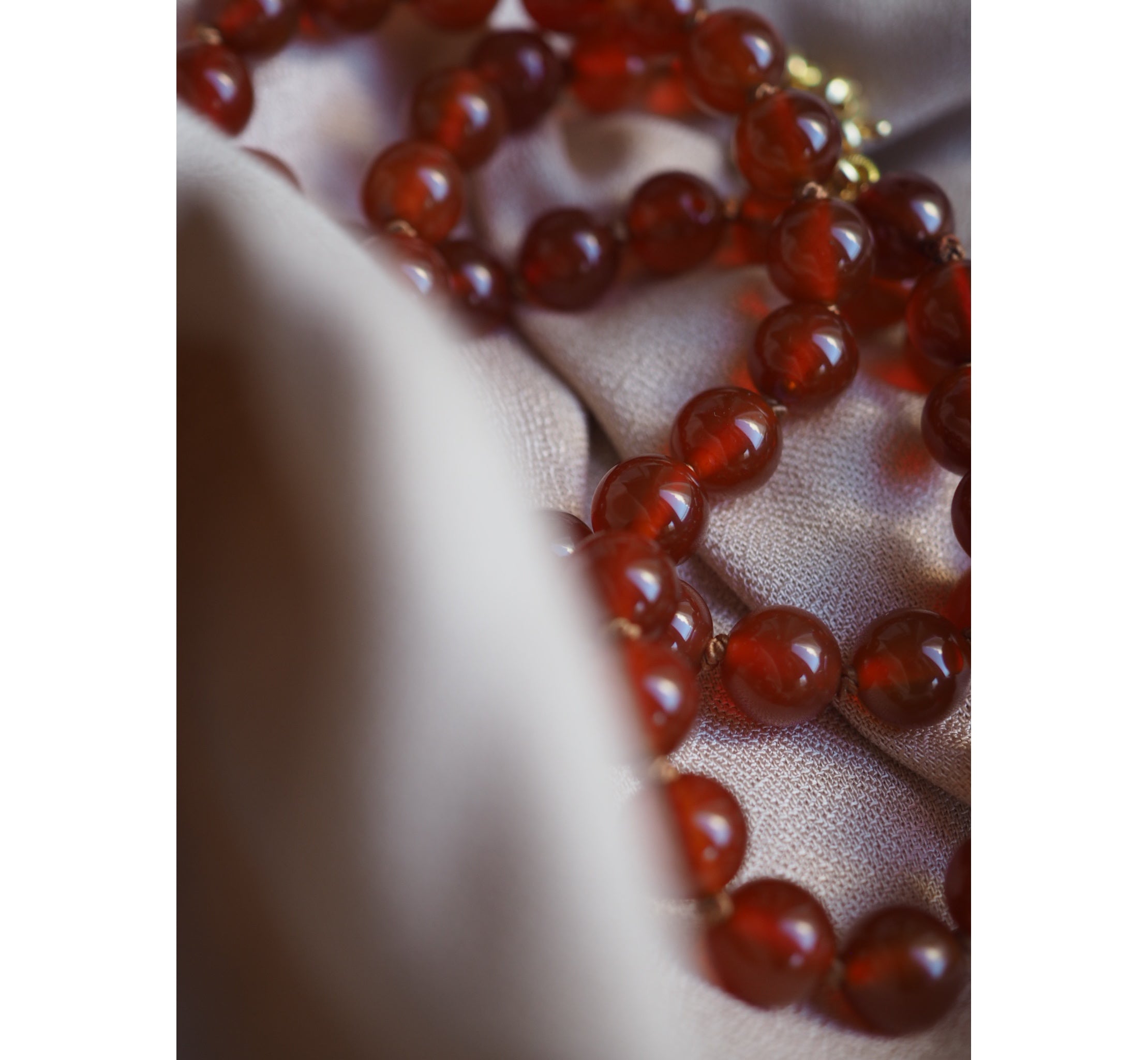 Collana Nodini Corniola small