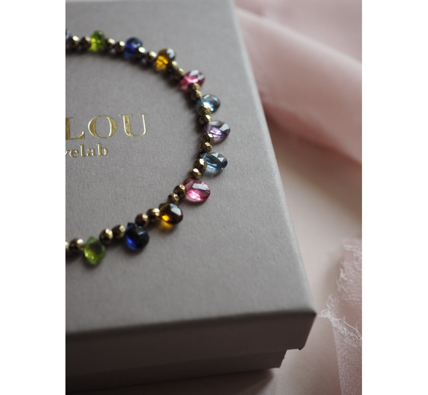 Collana Goccioline Ematite