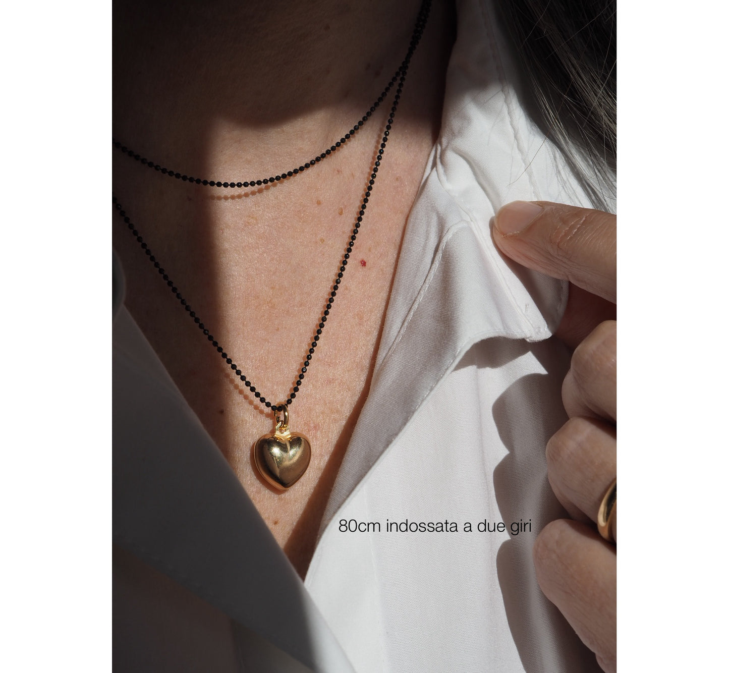 Collana Micropallini Black