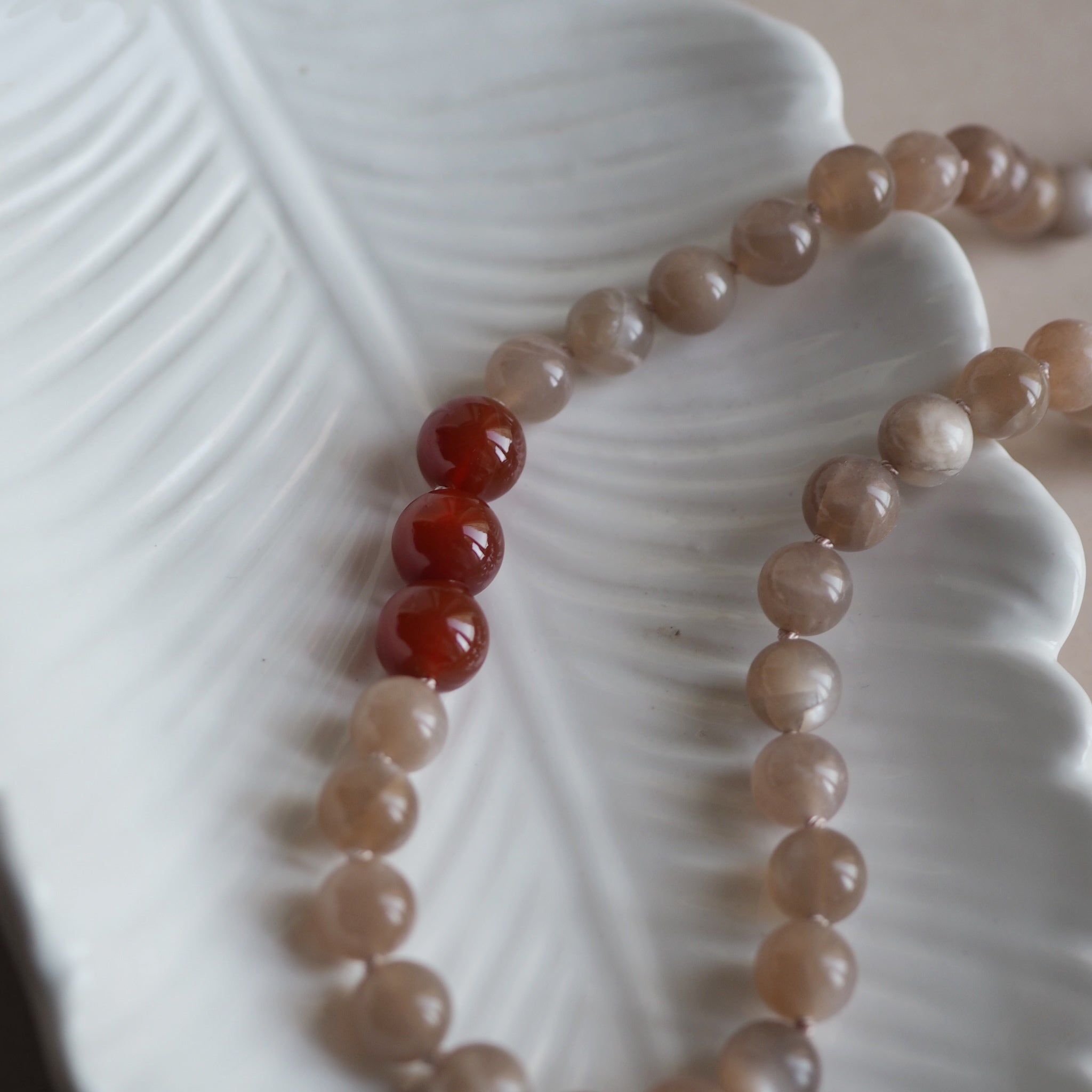 Collana Nodini Luna Rosa