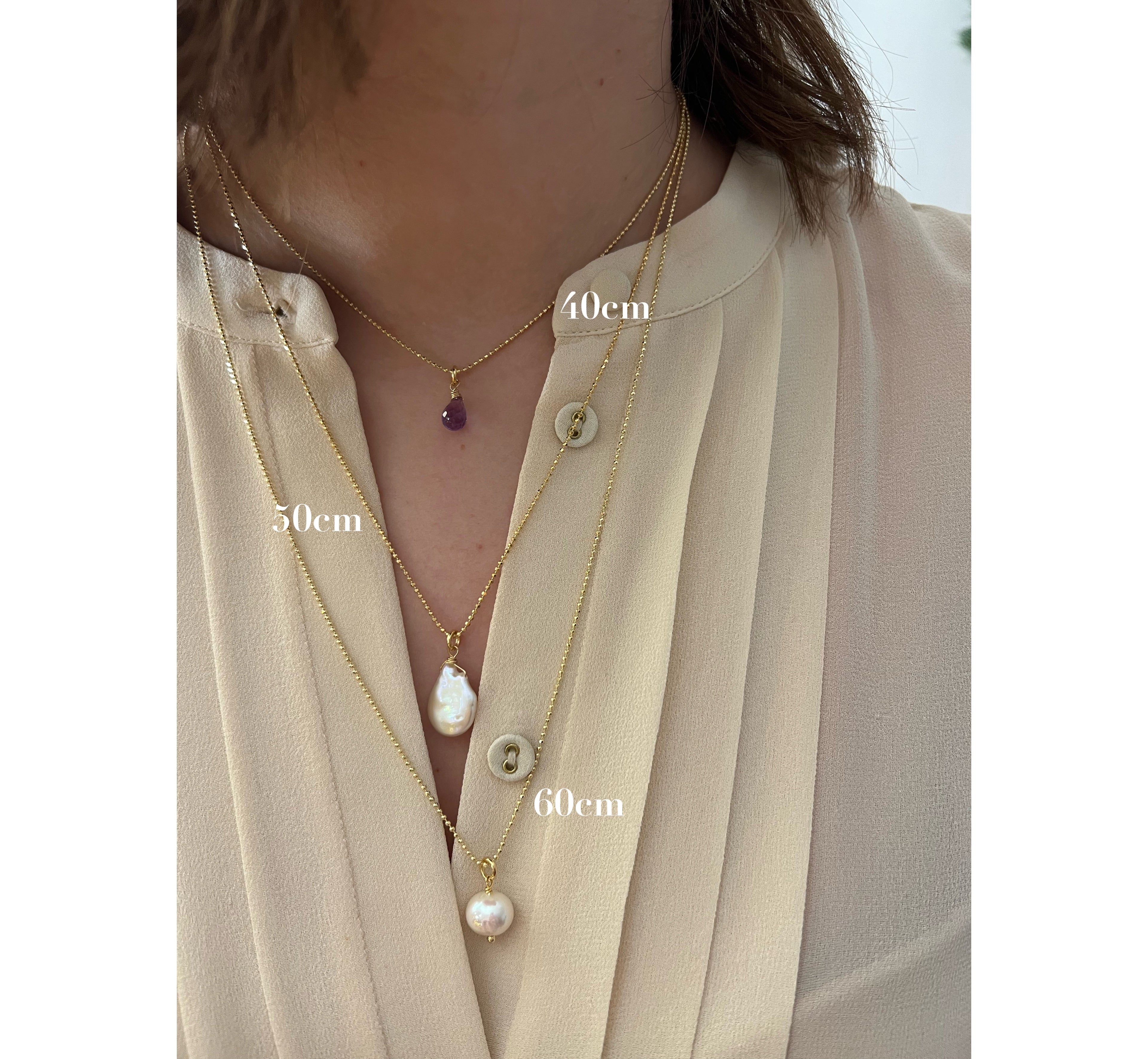 Collana Micropallini Silver