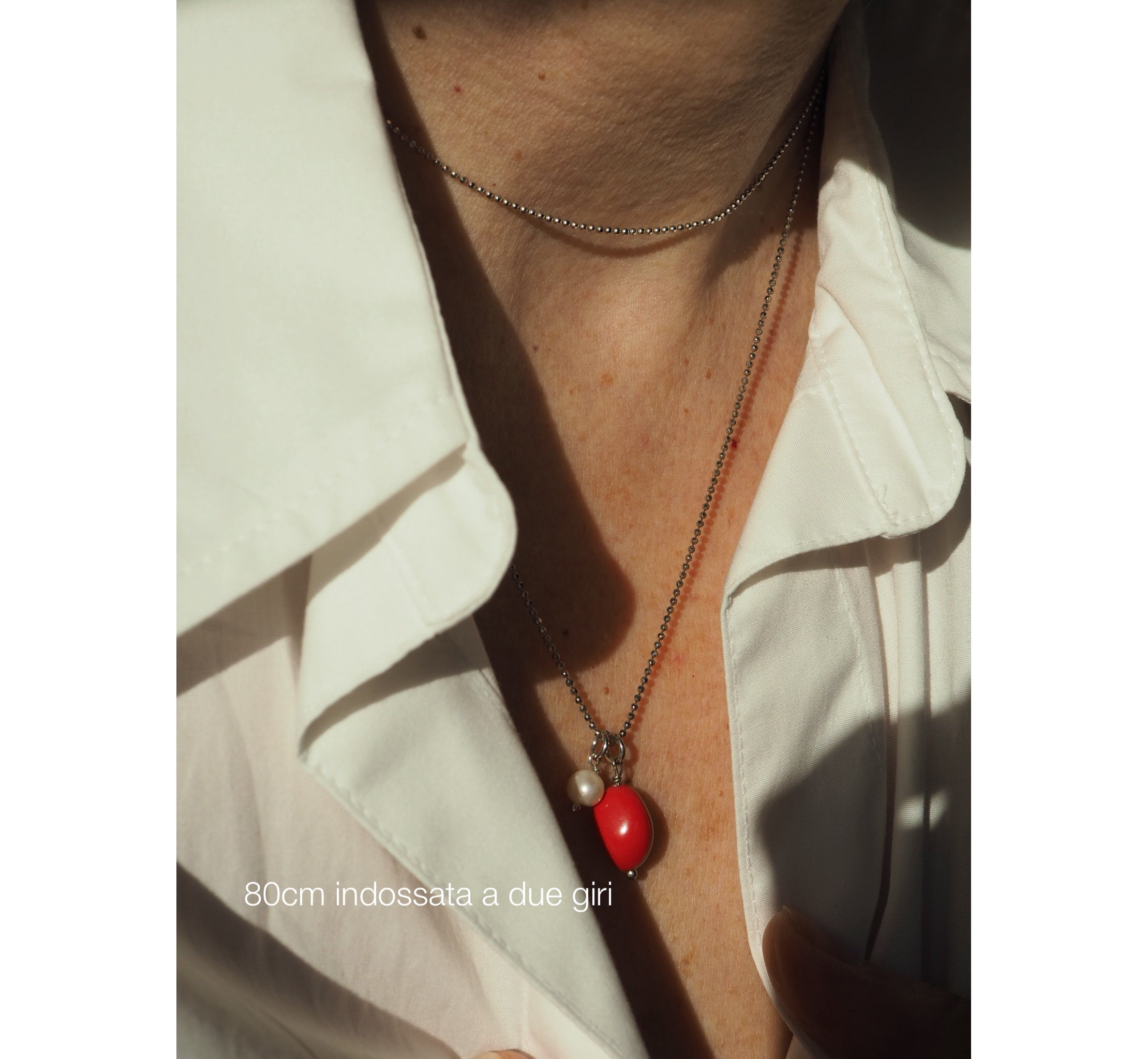 Collana Micropallini Silver