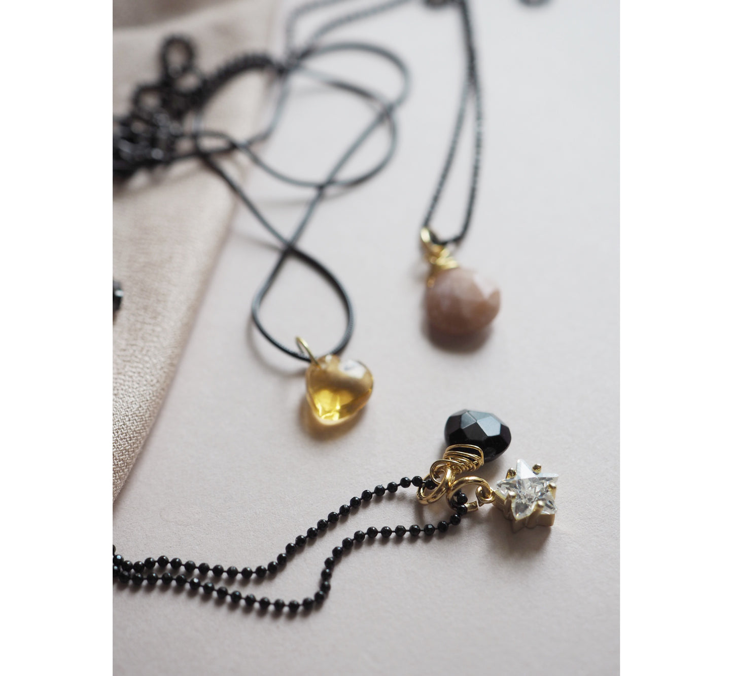 Collana Micropallini Black