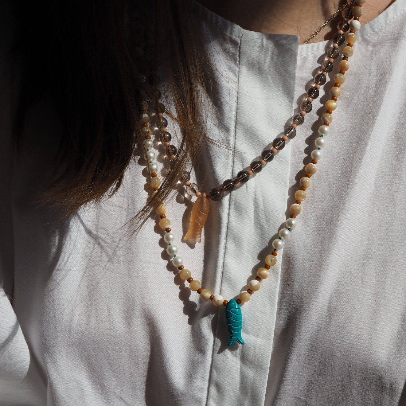 Collana Pesciolina fumè