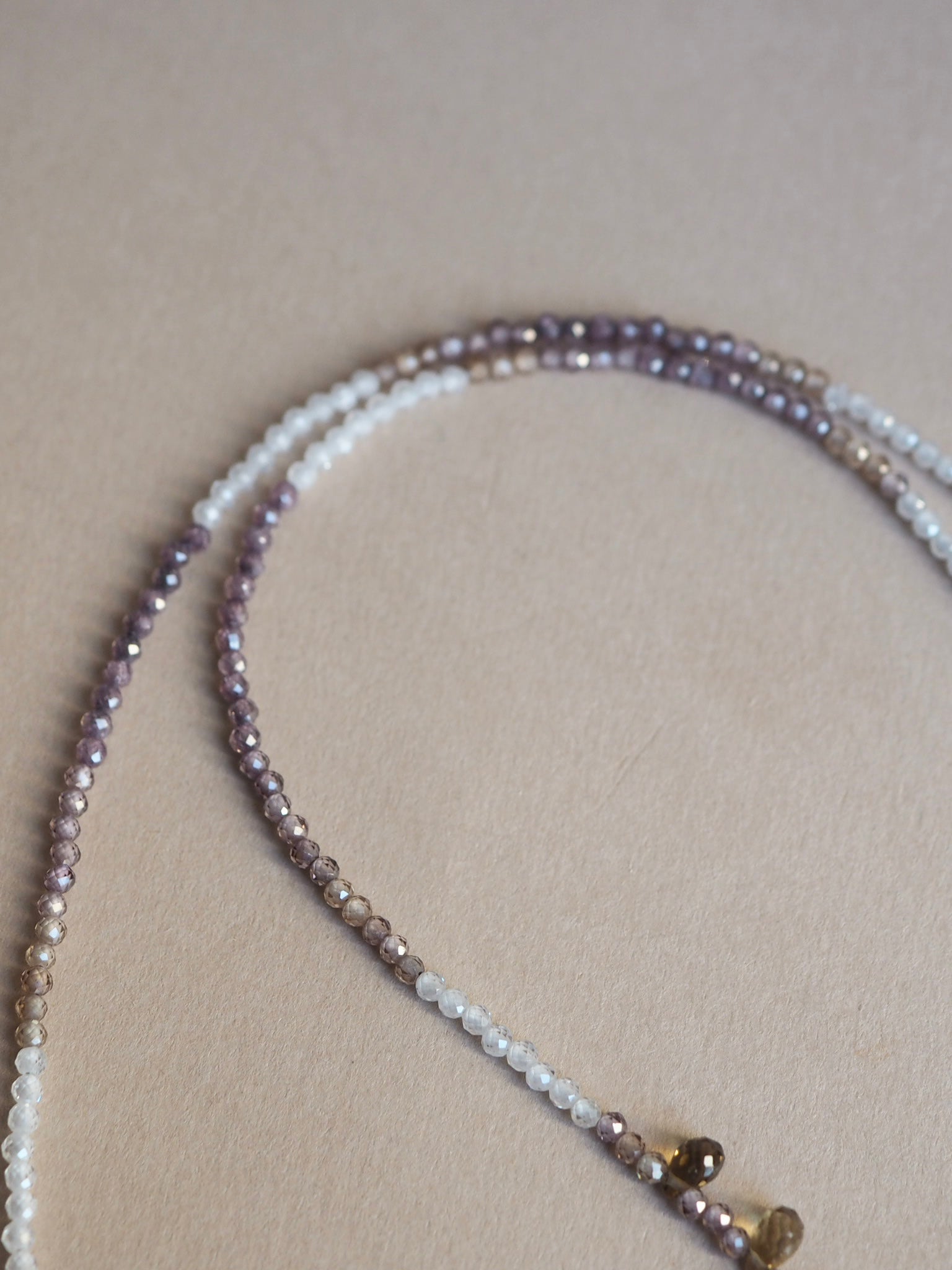 Collana Goccioline Nebbia dorata