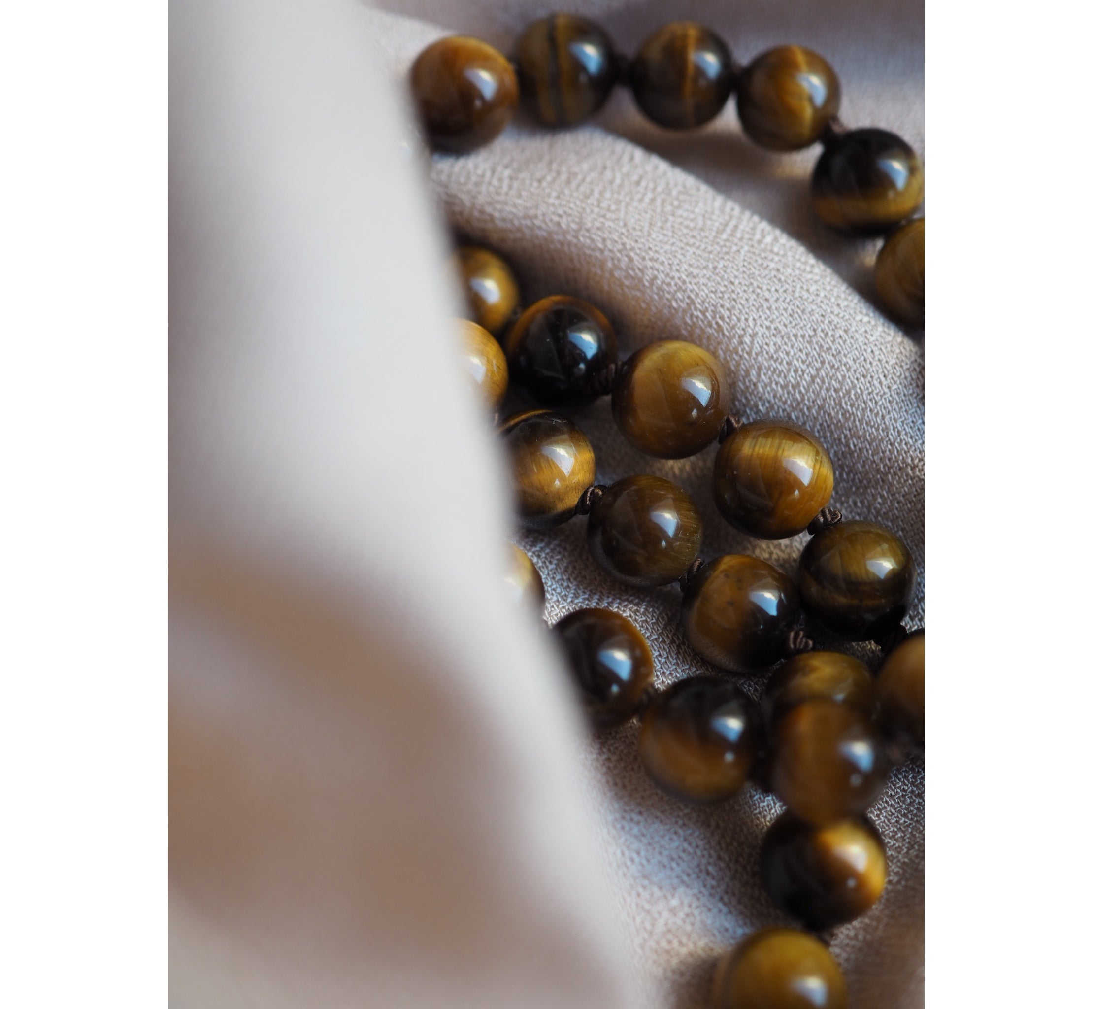 Collana Nodini occhio di tigre