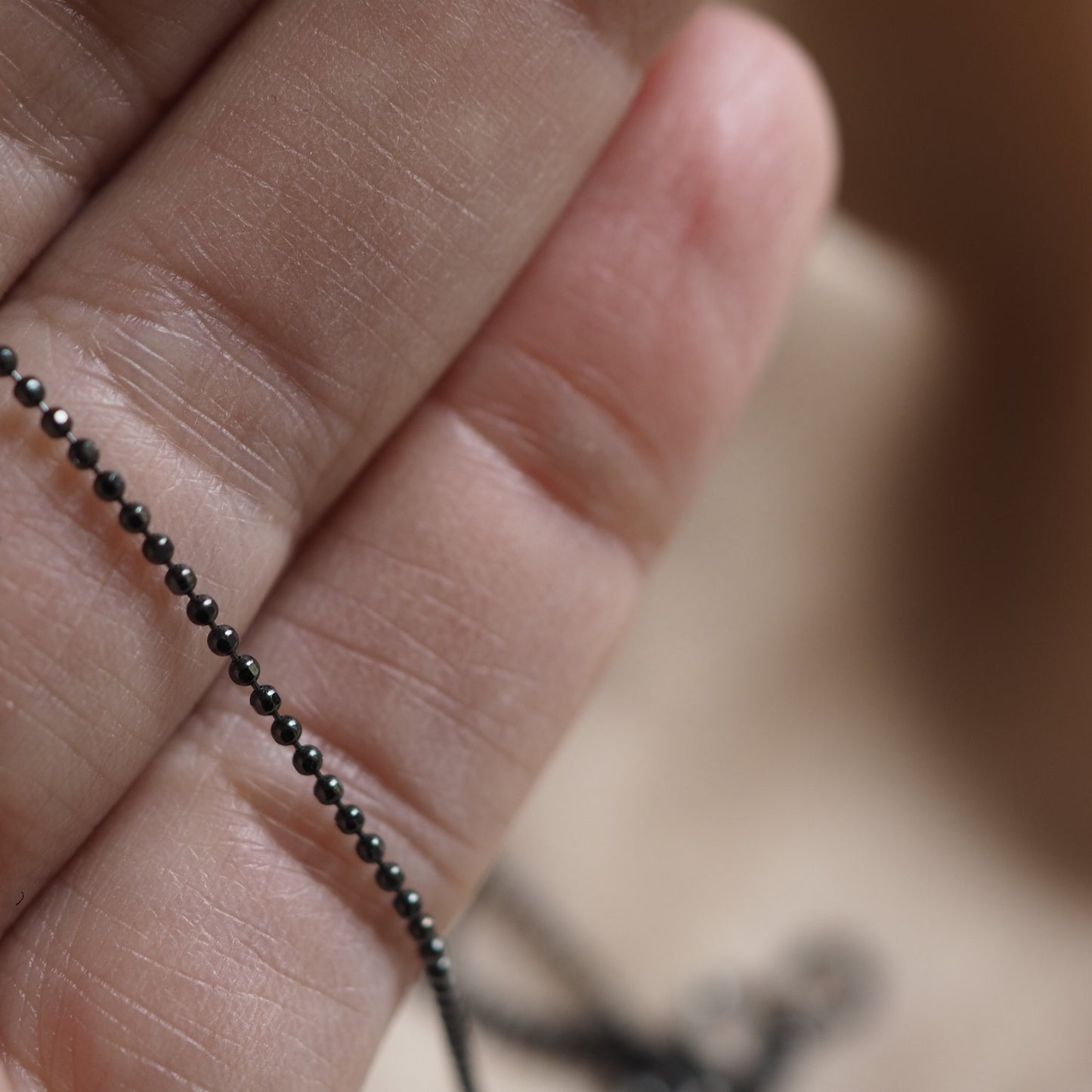 Collana Micropallini Black