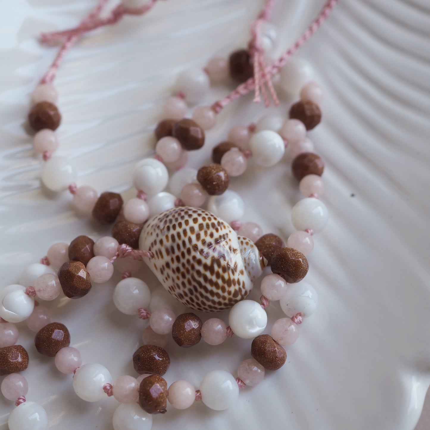 Collana Shellina Sole Rosa
