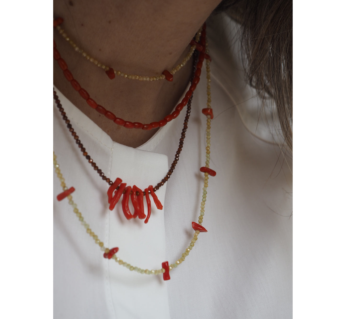 Collana Corallina Lunga