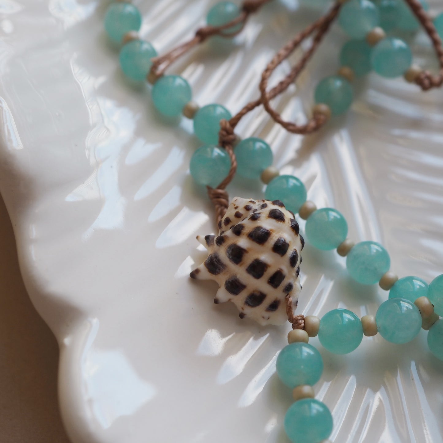 Collana Shellina Amazzonite