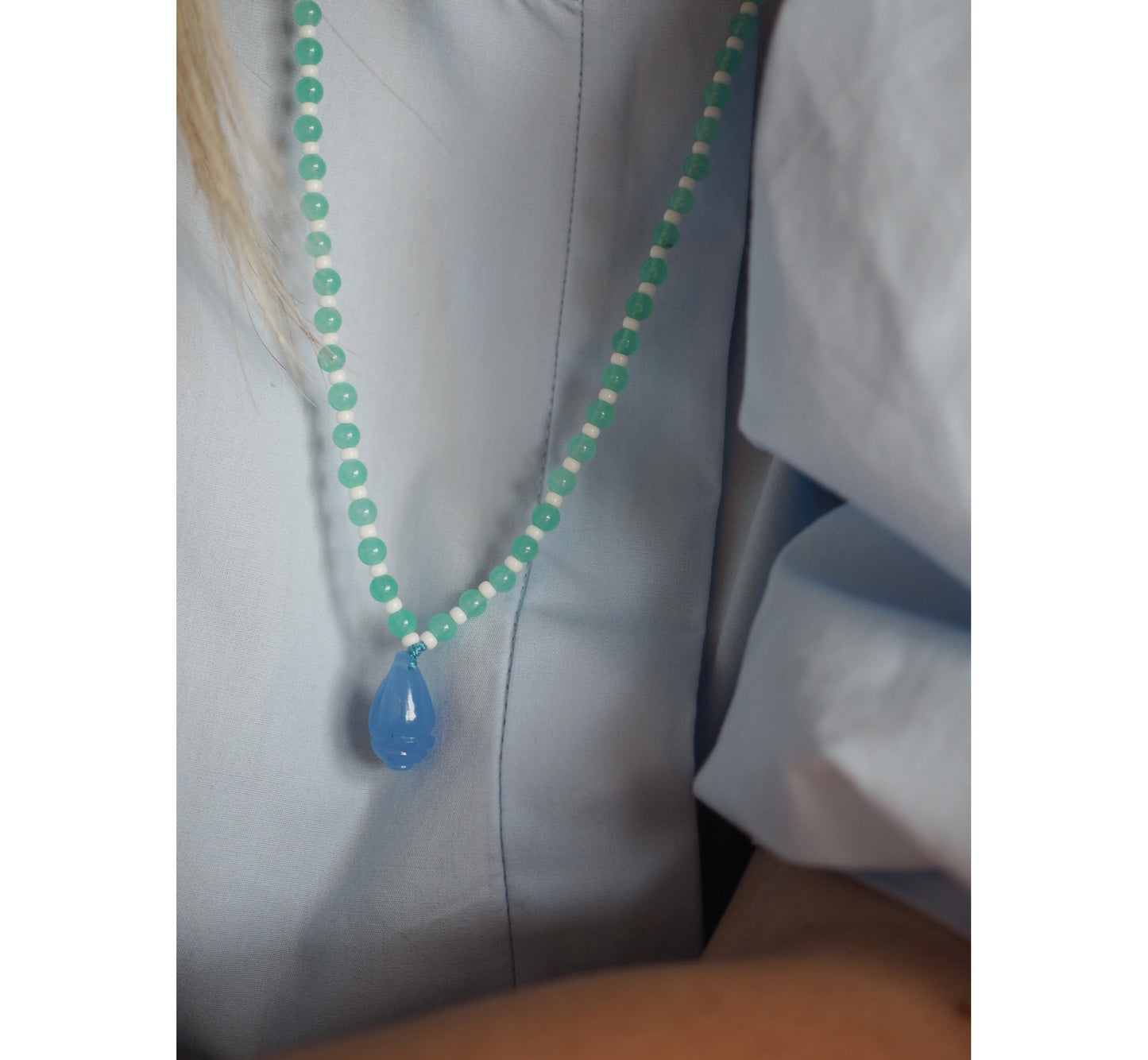 Collana Shellina Azzurro