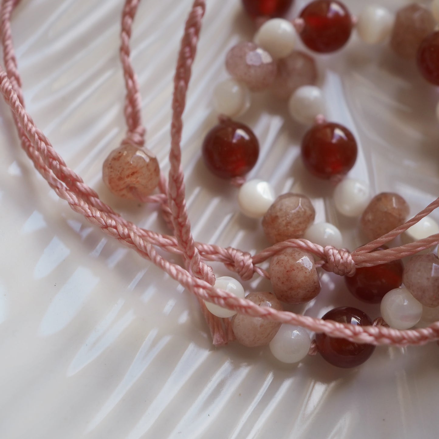 Collana Shellina Corniola