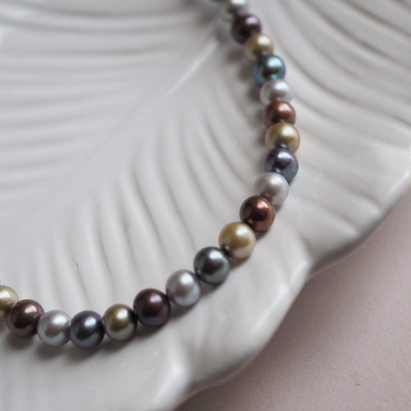 Collana Perle multicolor