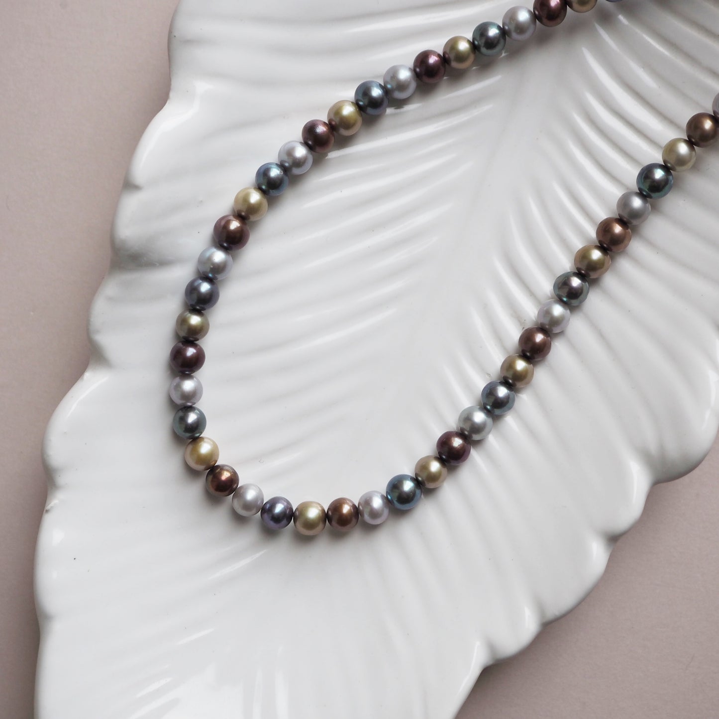 Collana Perle multicolor