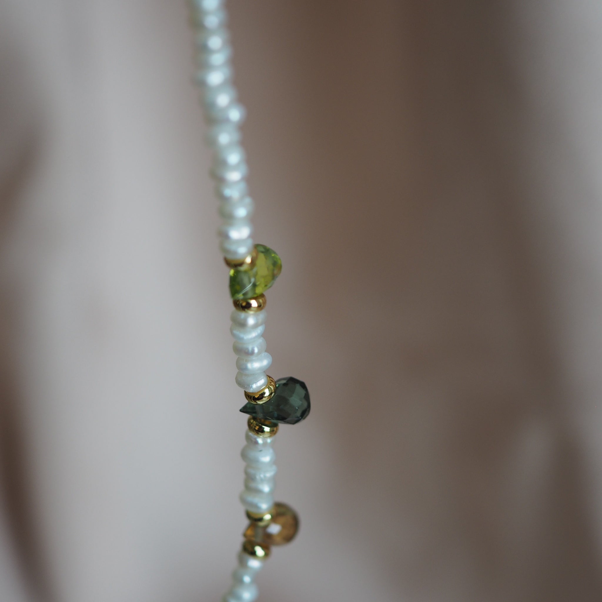 Collana Goccioline Perle Autunno