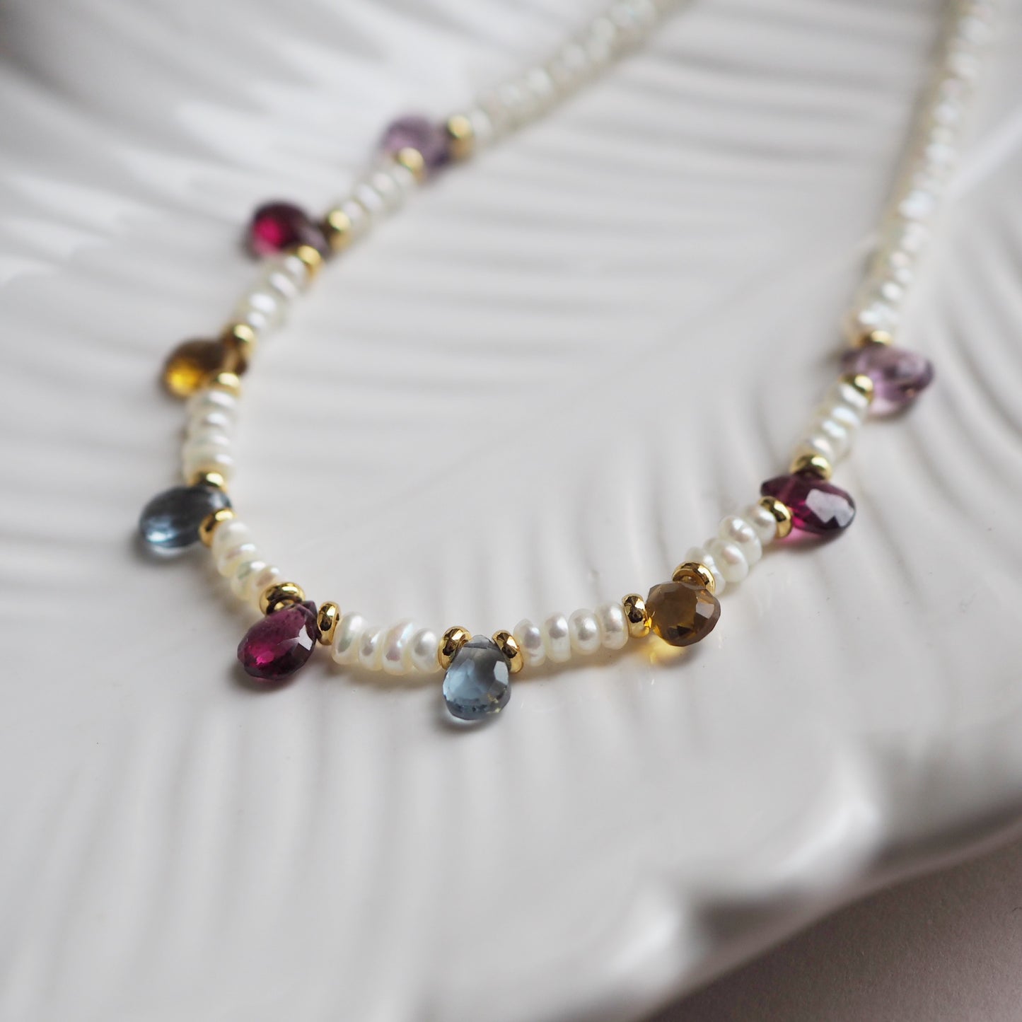 Collana Goccioline Perle Inverno