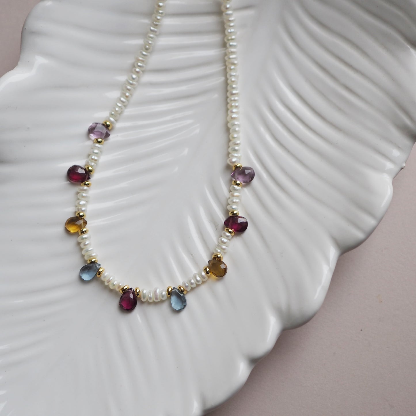 Collana Goccioline Perle Inverno