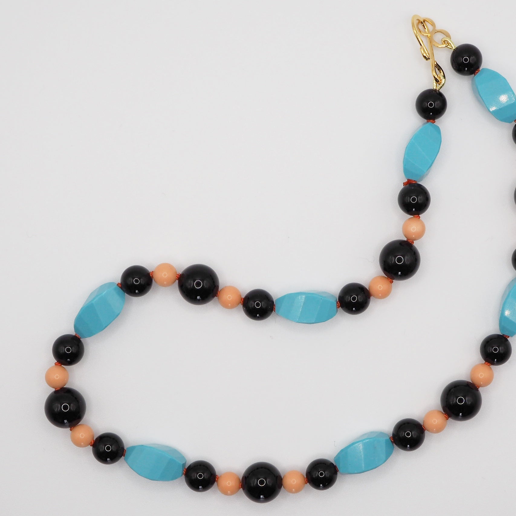 Collana Nodini onice turchese