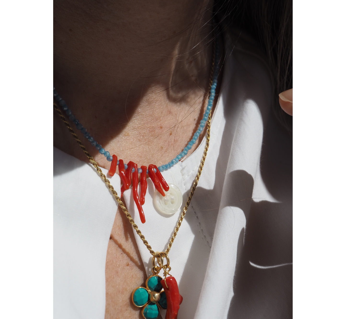 Collana Corallina Rosso
