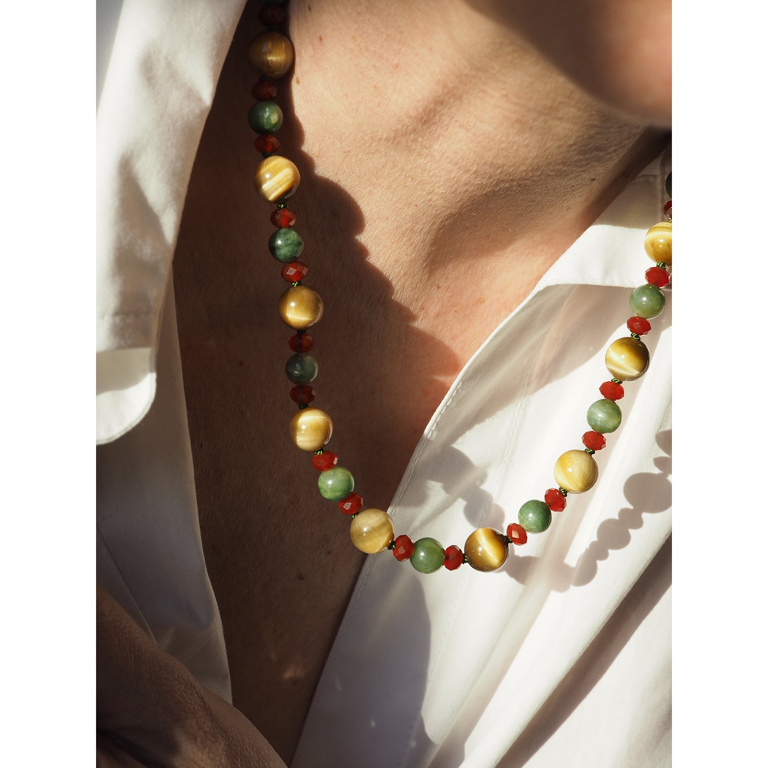 Collana Nodini Birmana