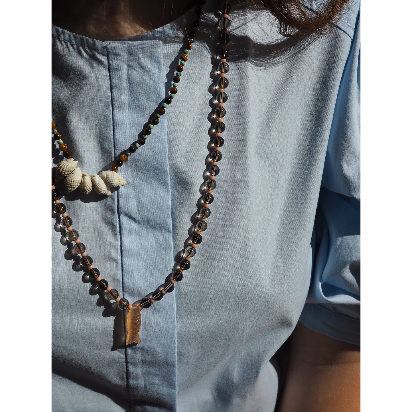 Collana Pesciolina fumè