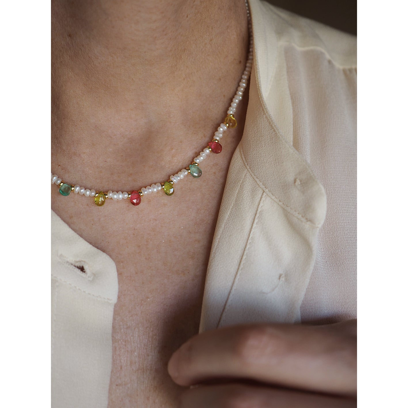 Collana Goccioline Perle Estate
