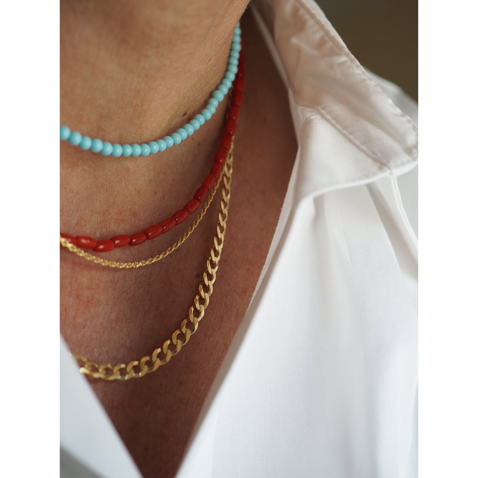 Chocker Risina corallo