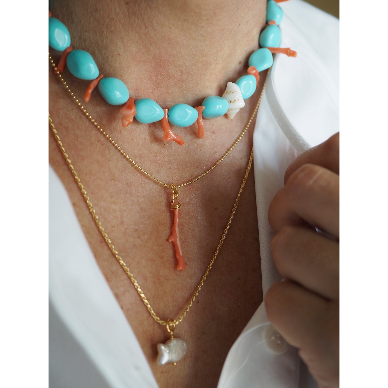 Chocker Elba turchese