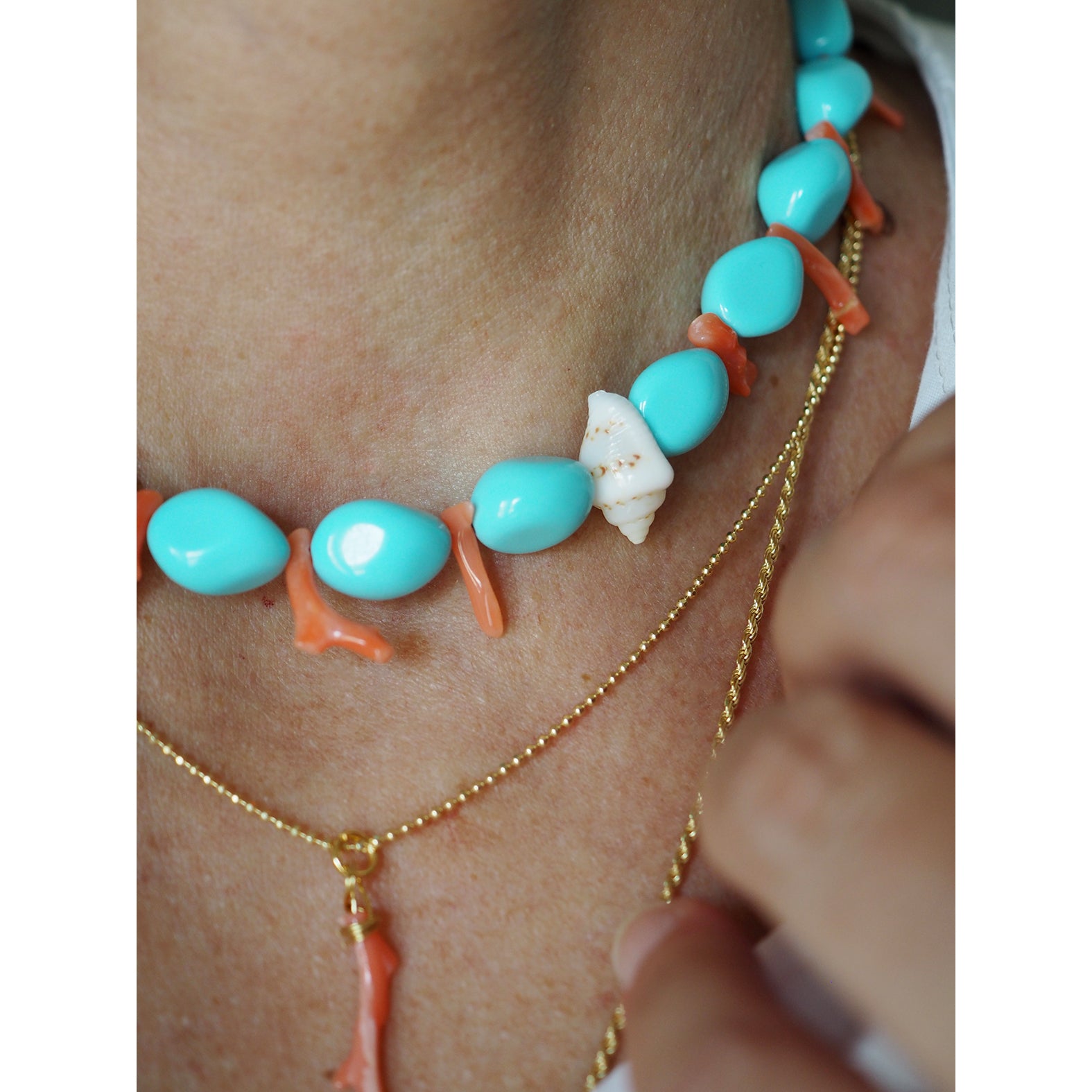 Chocker Elba turchese