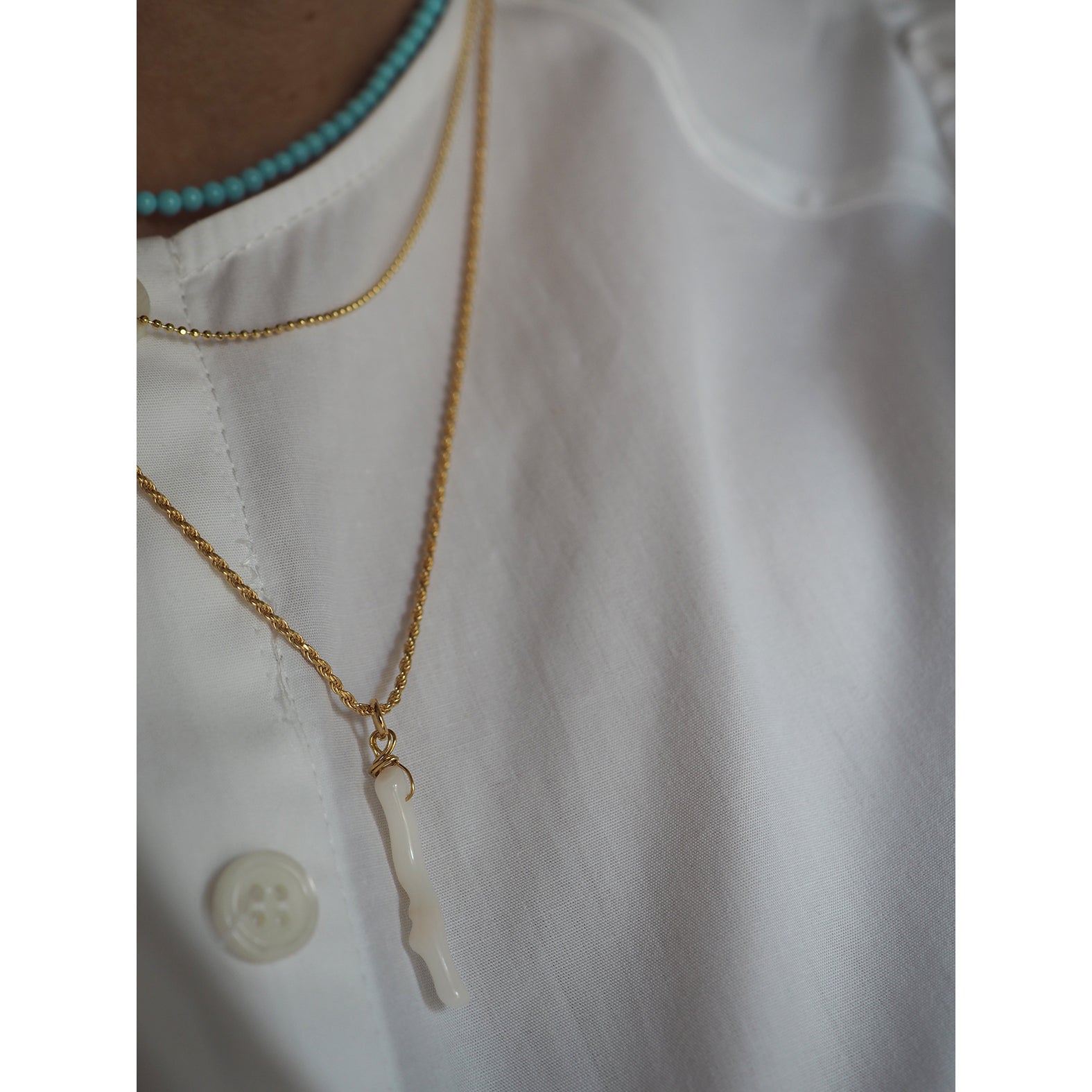 Charm rametto bianco