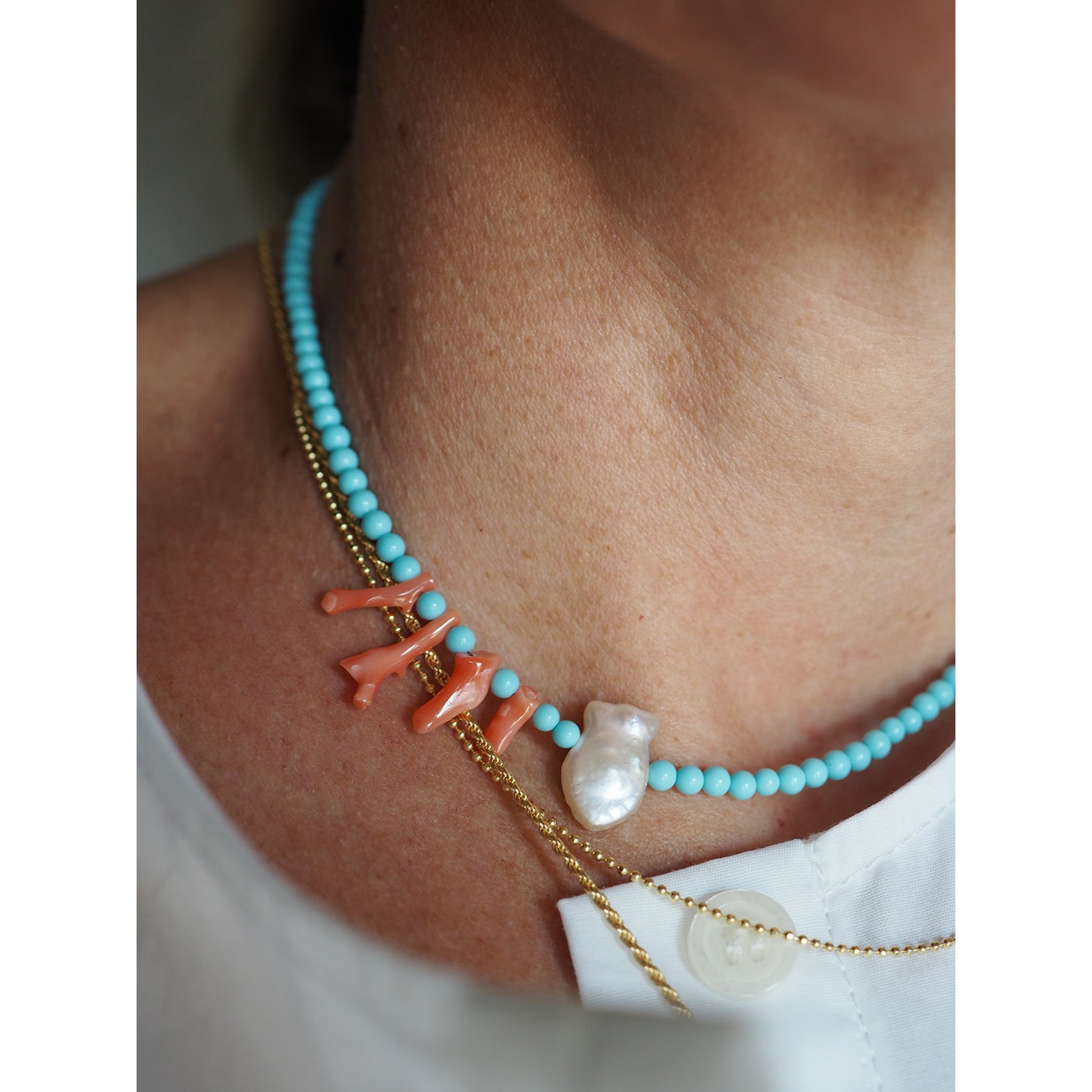 Chocker Salina turchese