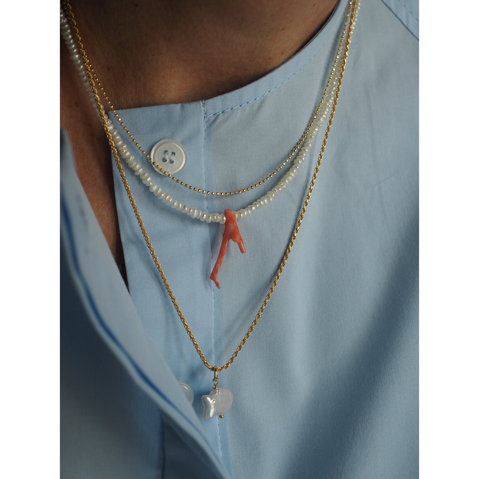 Collana Pantelleria Rosa