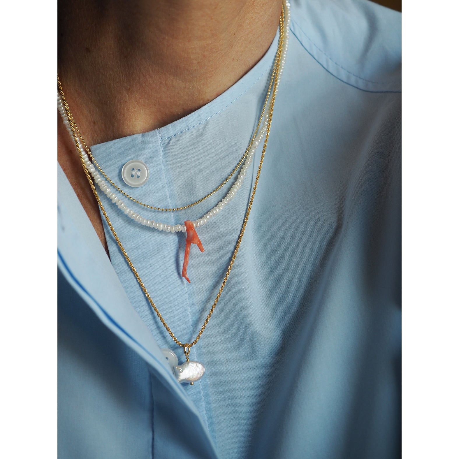 Collana Pantelleria Rosa