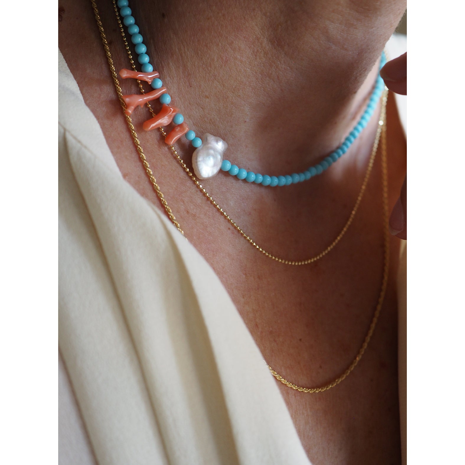 Chocker Salina turchese