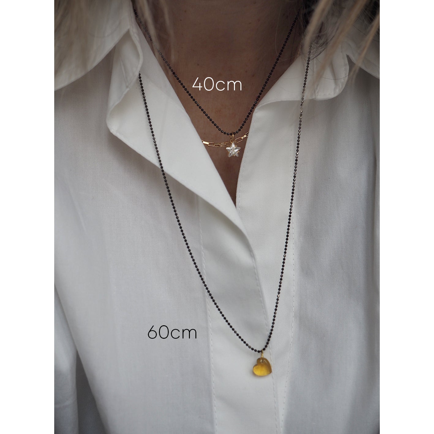 Collana Micropallini Black