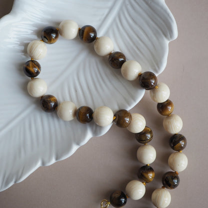Collana Nodini Avorio