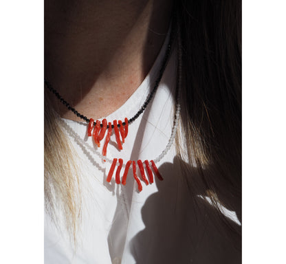 Collana Corallina Rosso