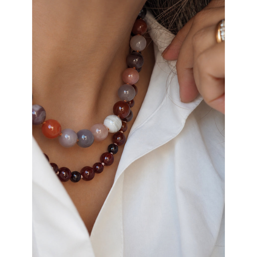 Collana Nodini Argilla