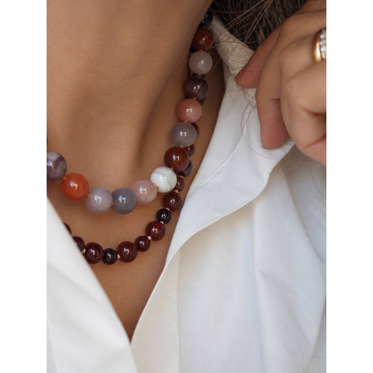 Collana Nodini Argilla